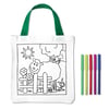 Kids' Coloring Bag with Paint Stickers