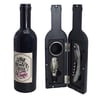 Luxury Wine Accessories Set in an Openable Bottle - 3 Pieces