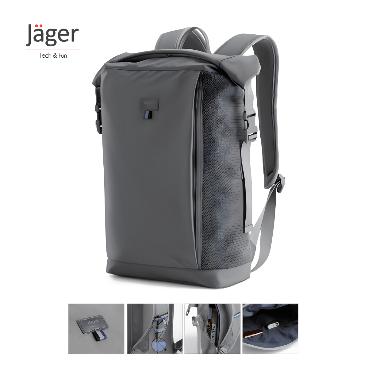 תיק עסקים איכותי ומעוצב Biker של Jager