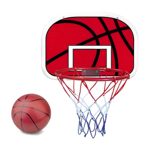 Enhanced Hanging Basketball Hoop with Ball and Pump