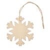 Wooden Filigree Snowflake Ornament