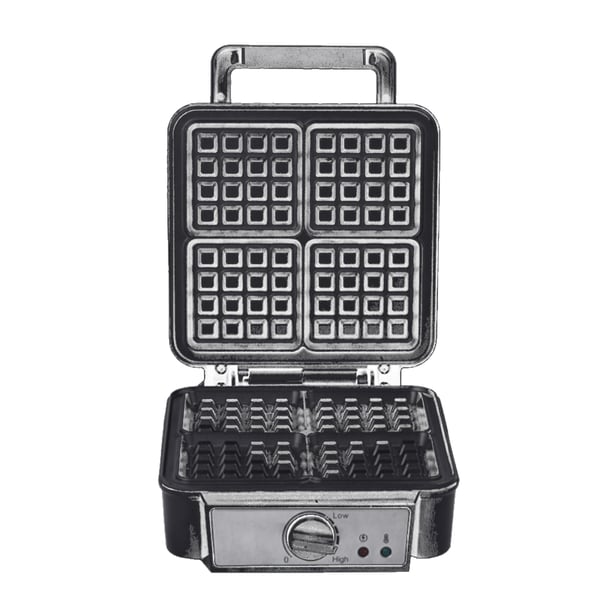 מכונת וופל בלגי קומפקטית SCHNEIDER עם ציפוי נונ-סטיק