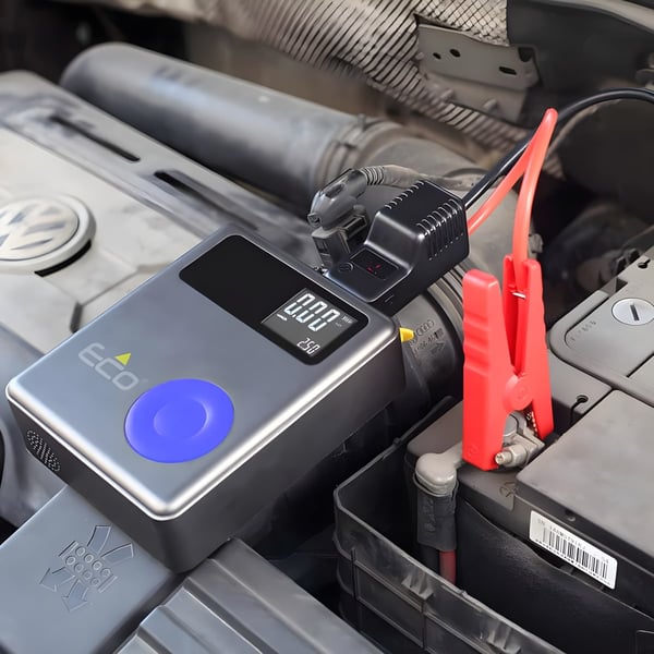 בוסטר התנעה משולב קומפרסור 13,000mAh מבית ECO
