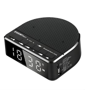 רדיו שעון מעורר דיגיטלי עם בלותוס