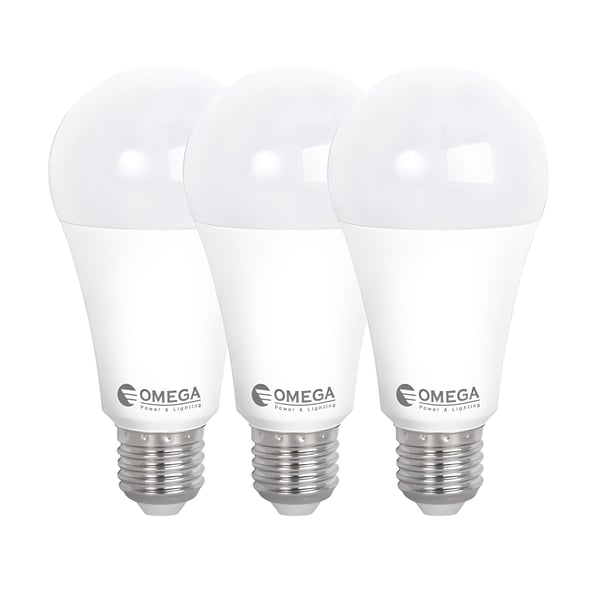 מארז שלישיה נורות לד אור יום OMEGA