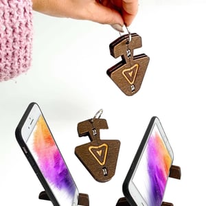 מחזיק מפתחות מגנטי מעמד לנייד בעיצוב אישי