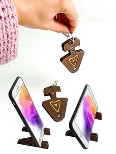 מחזיק מפתחות מגנטי מעמד לנייד בעיצוב אישי