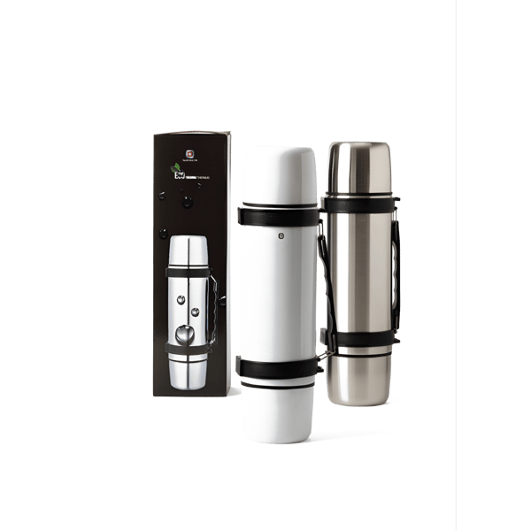 Polo Swiss Stainless Steel Thermos 1.1L with 2 Cups