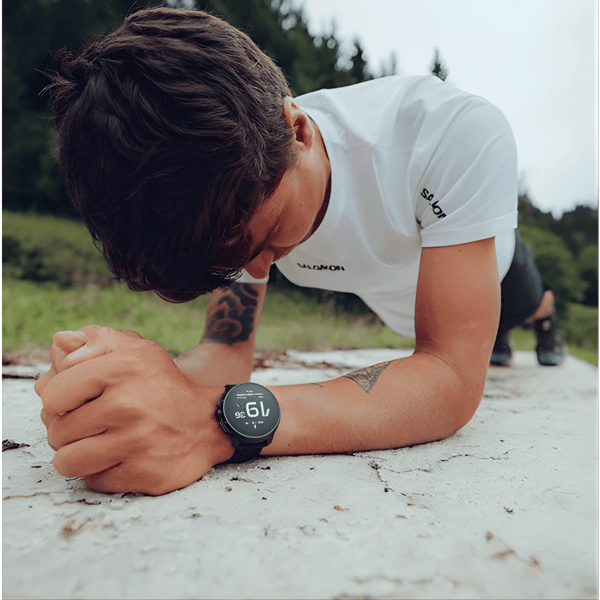 SUUNTO RACE Sports and Fitness Watch in Black Stainless Steel