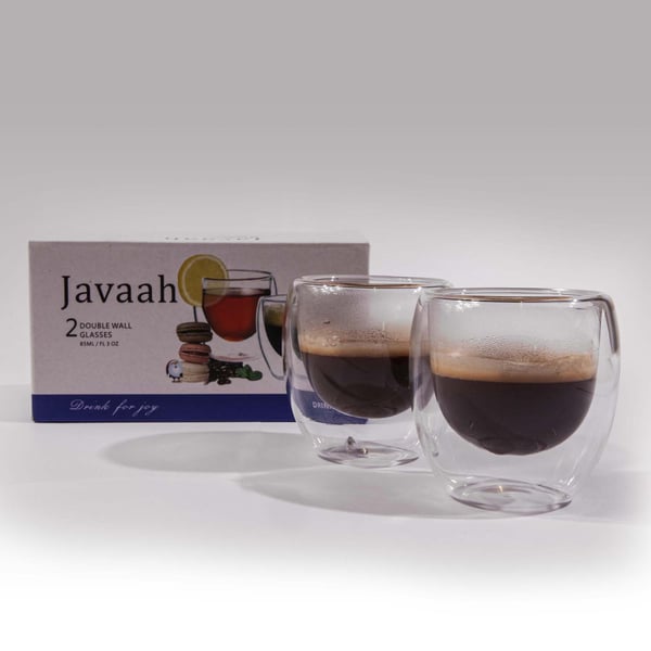 Double-Walled Glass Espresso Cups Set
