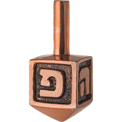 Set of 12 Dreidels N.G.H.P Nickel Finish – 6 cm