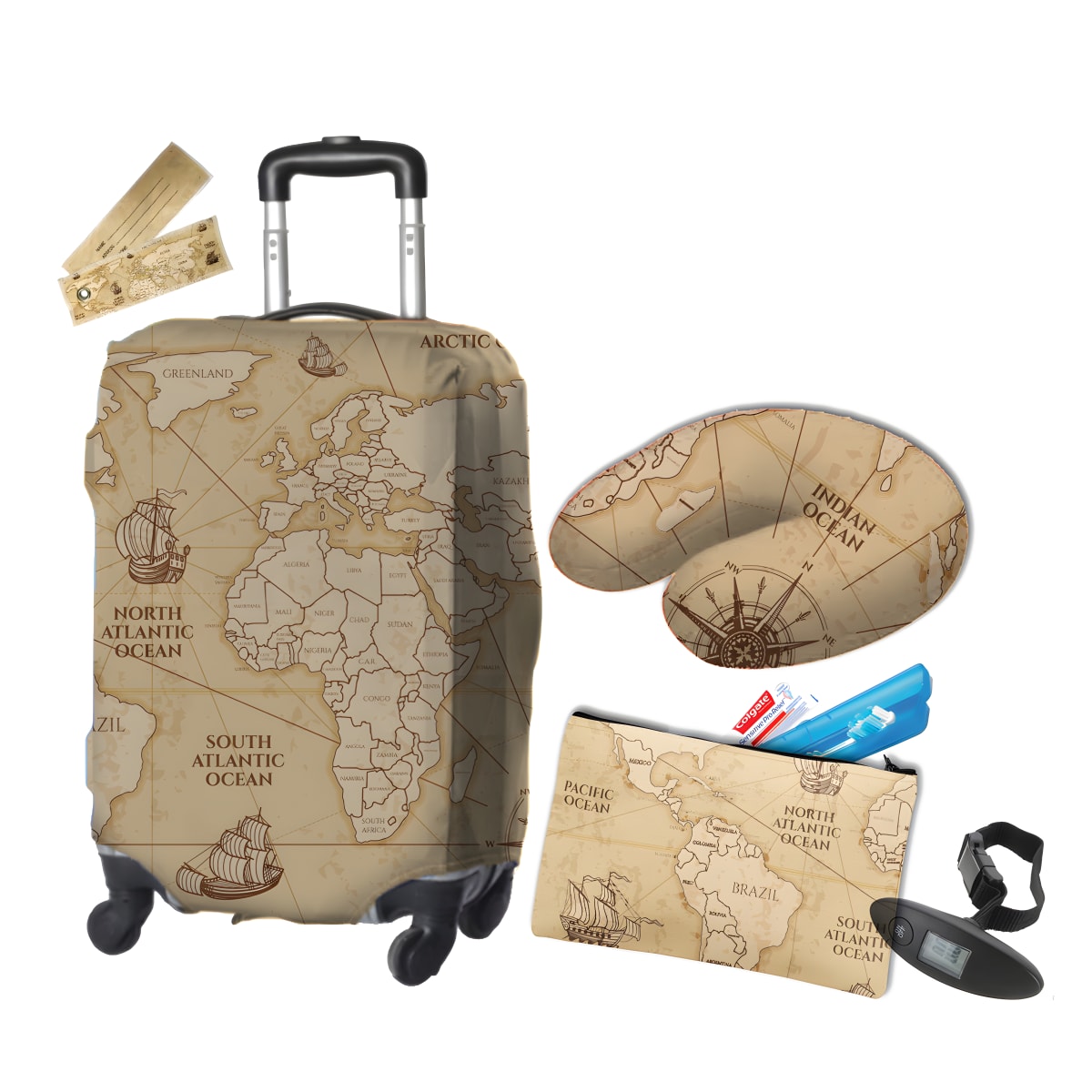 ערכת נסיעות עולמית מושלמת ונוחה!