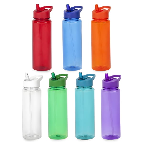 בקבוק שתיה עם פייה נוחה וקש - מילר