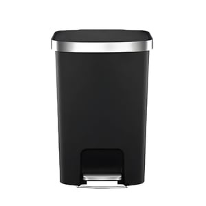 Elegant EKO Trash Can 50 Liter with Stainless Silver