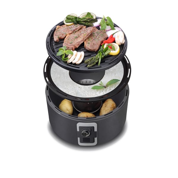 גריל Firechef קומתי עם מכסה מבית SAFIRE