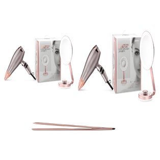 סט טיפוח BaByliss: מראה מגדילה, מחליק 28 מ"מ ומייבש שיער עוצמתי