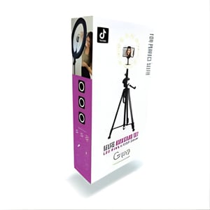 Professional Tripod with 26cm Ring Selfie Light - Model 244-SA