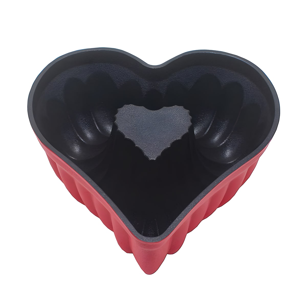 תבנית אפייה אלומיניום בצורת לב - אפייה אחידה ונקייה