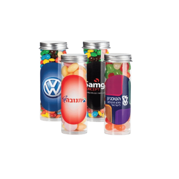 מארז צילינדר שקוף במילויים שונים לבחירה