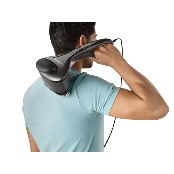 Advanced Full-Body Percussive Massage Device with Dual Heads