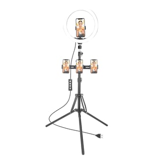 רינג לייט 12 אינץ' עם חצובה מתכווננת מבית Miracase