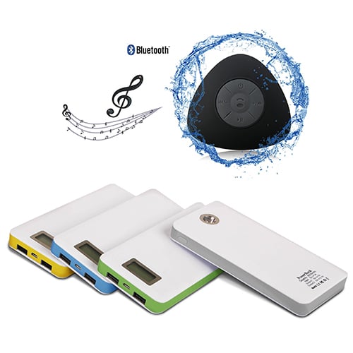 סוללת גיבוי ורמקול בלוטוס עמיד במים - המתנה המושלמת