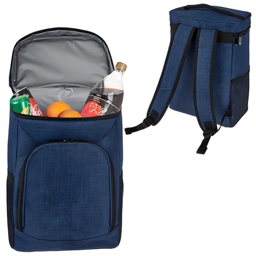 Spacious 17-Liter Backpack Cooler with Straps and Front Pocket