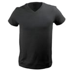 חולצת צווארון V מבד איכותי, עיצוב אופנתי