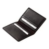 Premium Dark Brown Nappa Leather Credit Card Holder