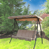 Convertible Garden Swing Bed with 4 Seats by CAMPTOWN