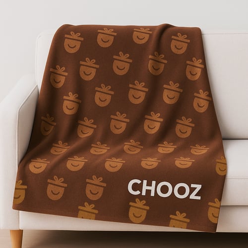 שמיכת פליז אישית עם הדפסה צבעונית - 130x150 ס"מ