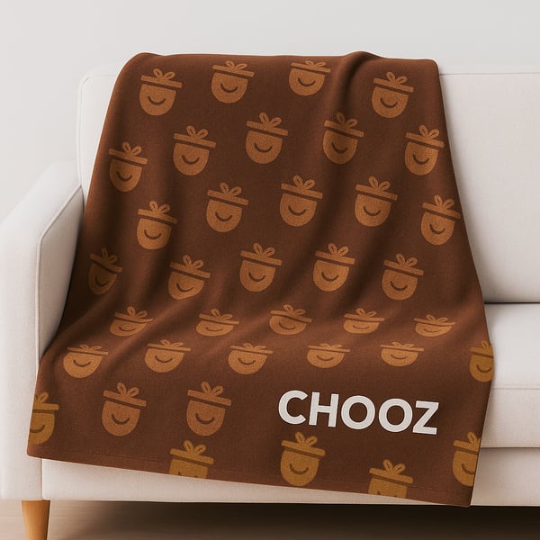 שמיכת פליז אישית עם הדפסה צבעונית - 130x150 ס"מ