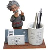 Einstein Desktop Organizer with Pen Holder and Business Card Stand