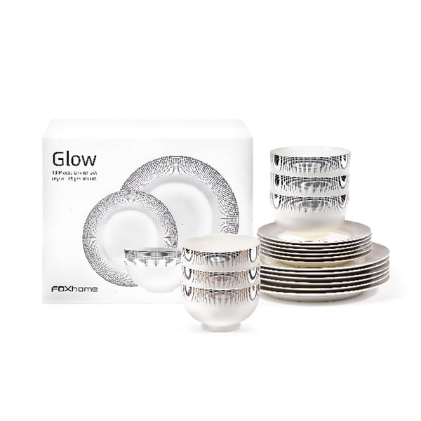 סט כלי אוכל GLOW NB 18 של FOXHOME