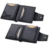 ארנק בטיחות RFID + NFC מעור תא לשטרות מבית המותג גבעוני - שחור