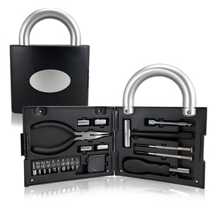 Premium Lock-Shaped Tool Set – 21 Pieces