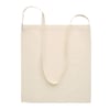 Cotton Shopping Bag with Long Crossbody Strap