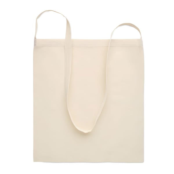 Cotton Shopping Bag with Long Crossbody Strap