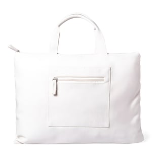 תיק צד אורגני עם כיס עשוי מ-100% כותנה ידידותית לסביבה