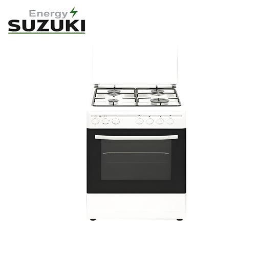 סוזוקי תנור עומד משולב גז וחשמל לבן