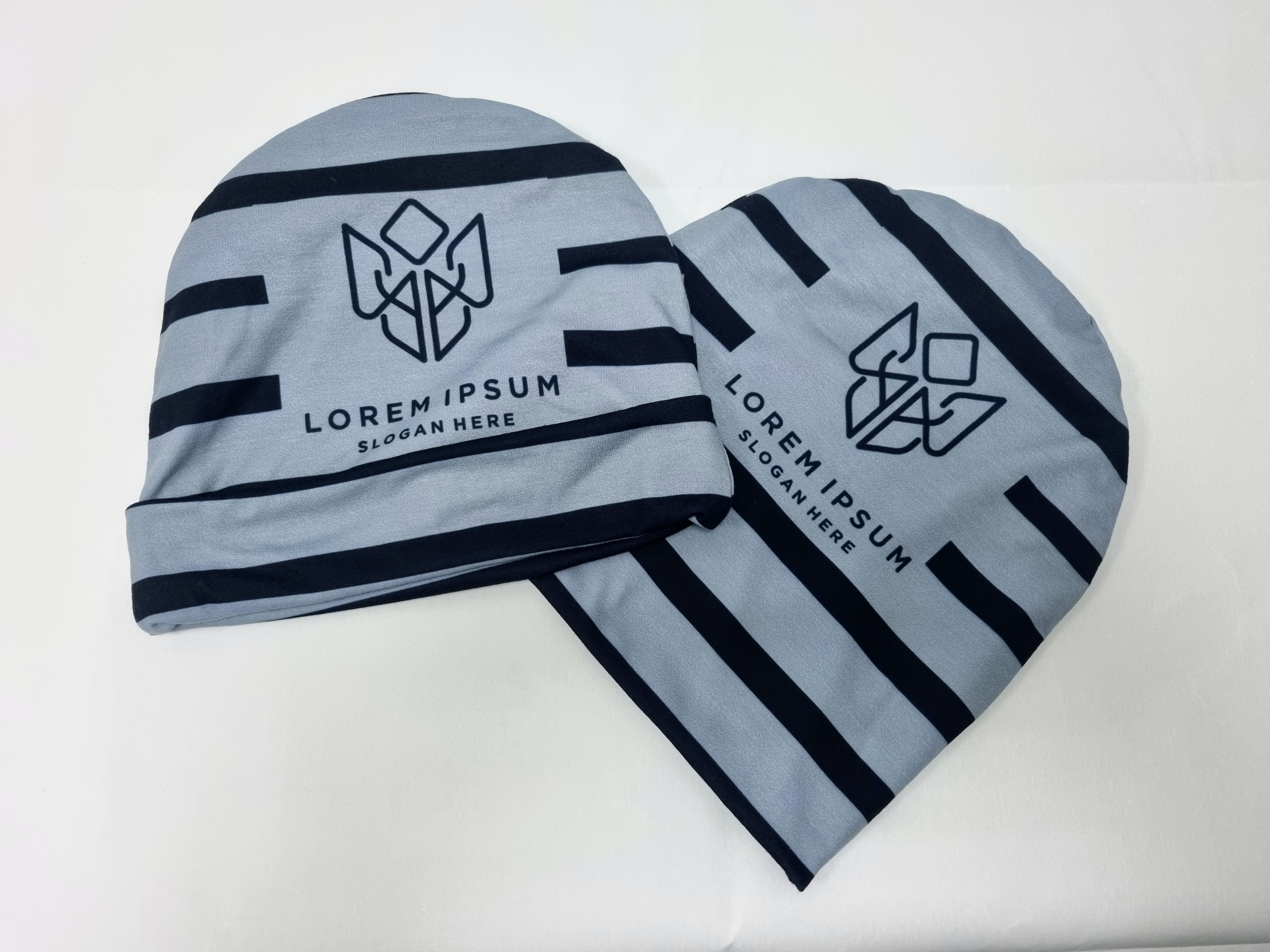 כובע גרב דו שכבתי מבד דמוי כותנה, מידה אחת