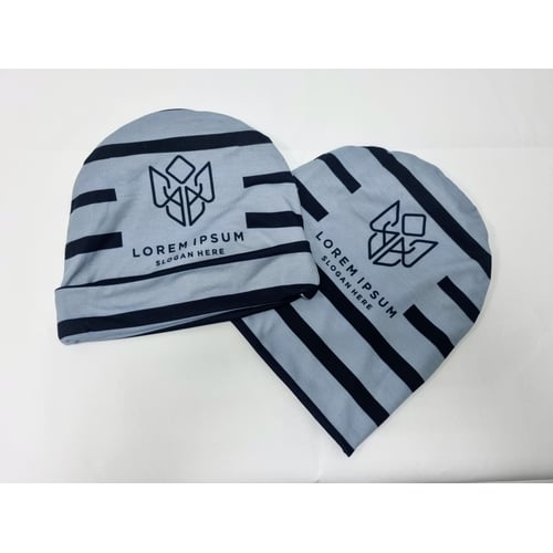 כובע גרב דו שכבתי מבד דמוי כותנה, מידה אחת