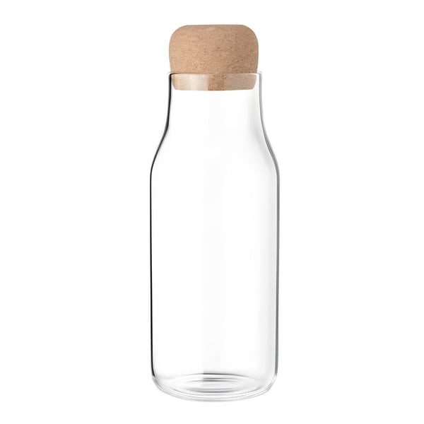 Borosilicate Glass Bottle with Natural Cork Lid