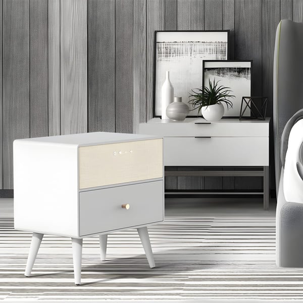 Luxury Storage Unit with Bluetooth Speaker and Wireless Charging by NOA