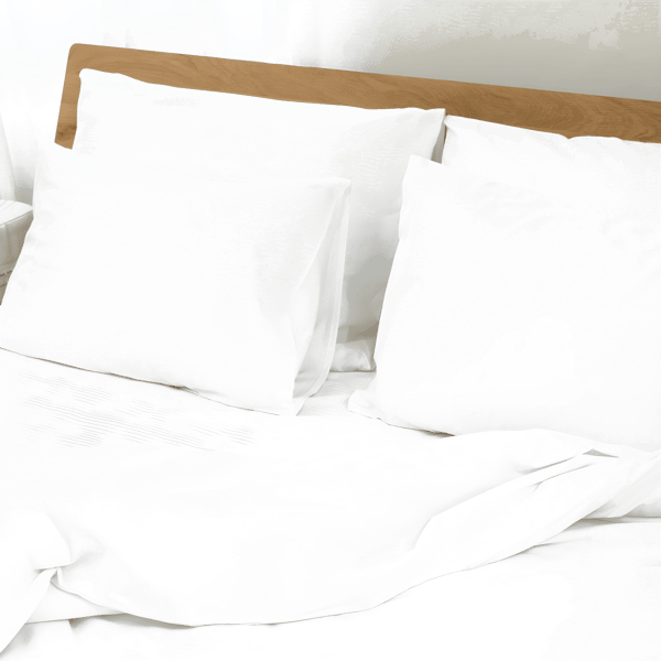 סט מצעים לבן יוקרתי 100% כותנה מצרית 180x200