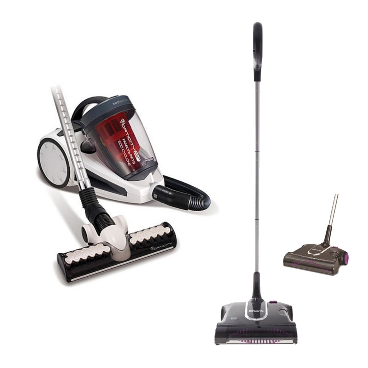 סט ניקיון מתקדם מבית Morphy Richards ו-Shark