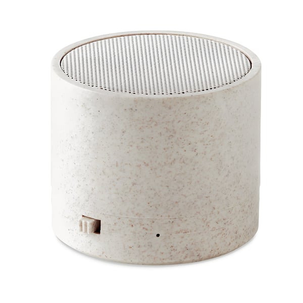 Smart Wireless Speaker with Wheat Straw Stand