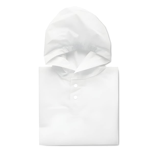PEVA Kids Raincoat with Hood (Ages 2-5)