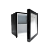 Hyundai 50L Office Mini Fridge with Black Glass Door