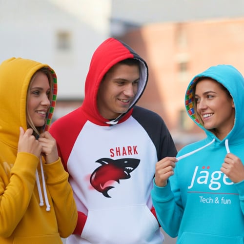 קפוצ'ון פוטר איכותי עם עיצוב פנימי צבעוני